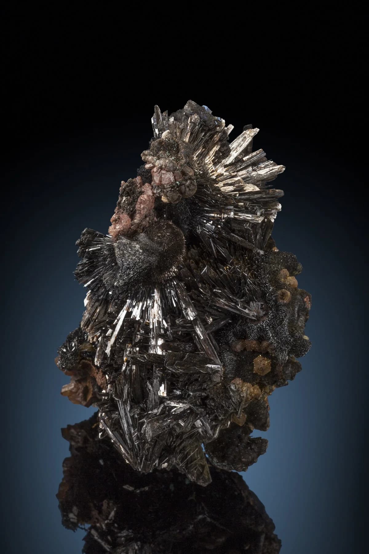 Imported goethite rosette specimen photo.